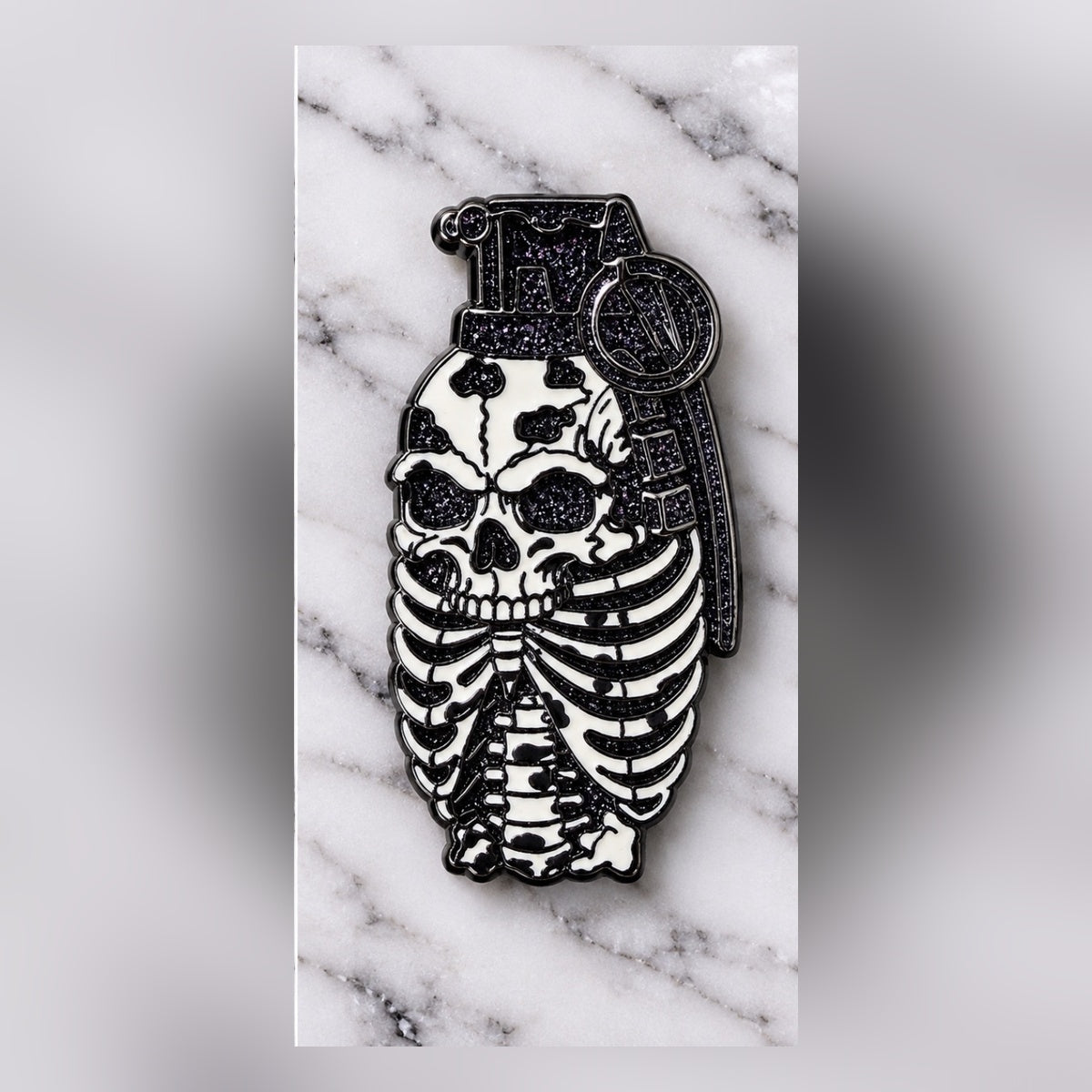 Cow Print Skull Grenade